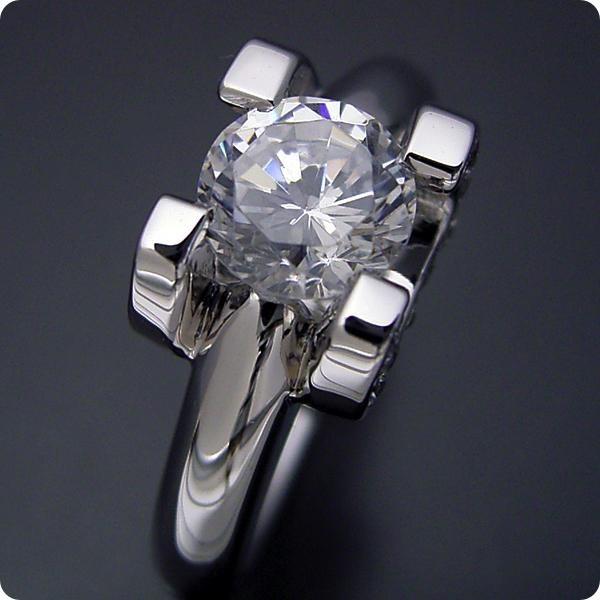 婚約指輪 1カラット 1ct ダイヤモンド エンゲージリング 婚約指輪 1カラット 1ct ダイヤモンド エンゲージリング
