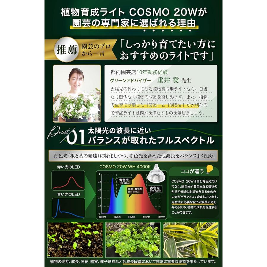 グリーンアドバイザー推薦】BRIM(ブリム) COSMO WH (22W) 暖色系