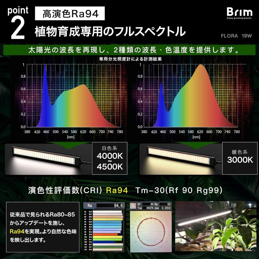 BRIM(ブリム) FLORA LED植物育成ライト 3つセット! 楽天市場】BRIM(ブリム) FLORA 植物育成ライト LED 雑誌anan掲載