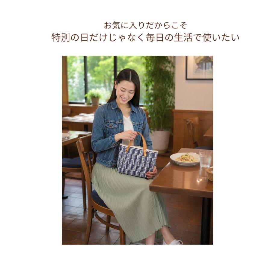 倉敷製帆布 トートバッグ レディース 小さめ 日本製 総裏地付き BITE 持ち手ヌメ革 手提げバッグ おしゃれ 軽量 | 倉敷帆布 | 08