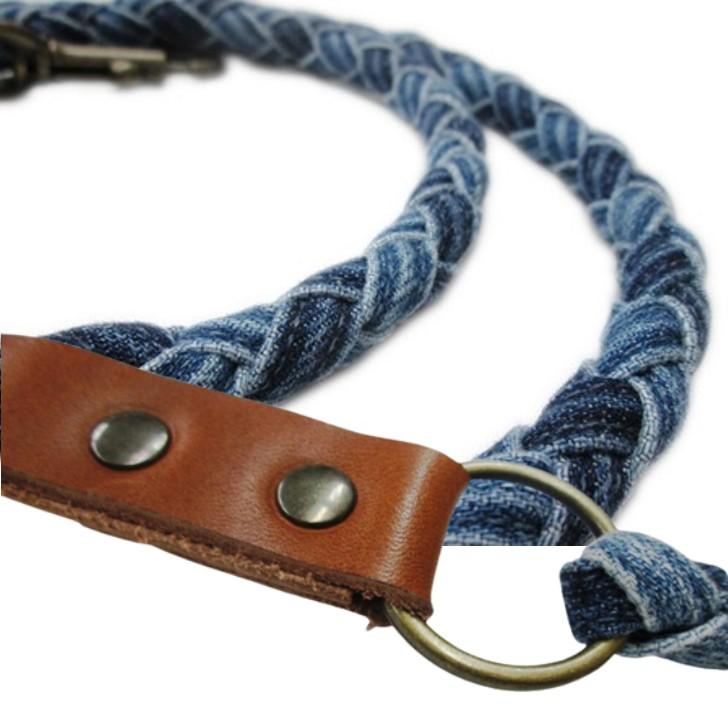 犬のリード デニムリード 小型犬 デニム 丸編み リード 犬用リード 犬のリード 岡山デニム 直径１cm おしゃれ 可愛い プレゼント 誕生日  araiyan |  | 07