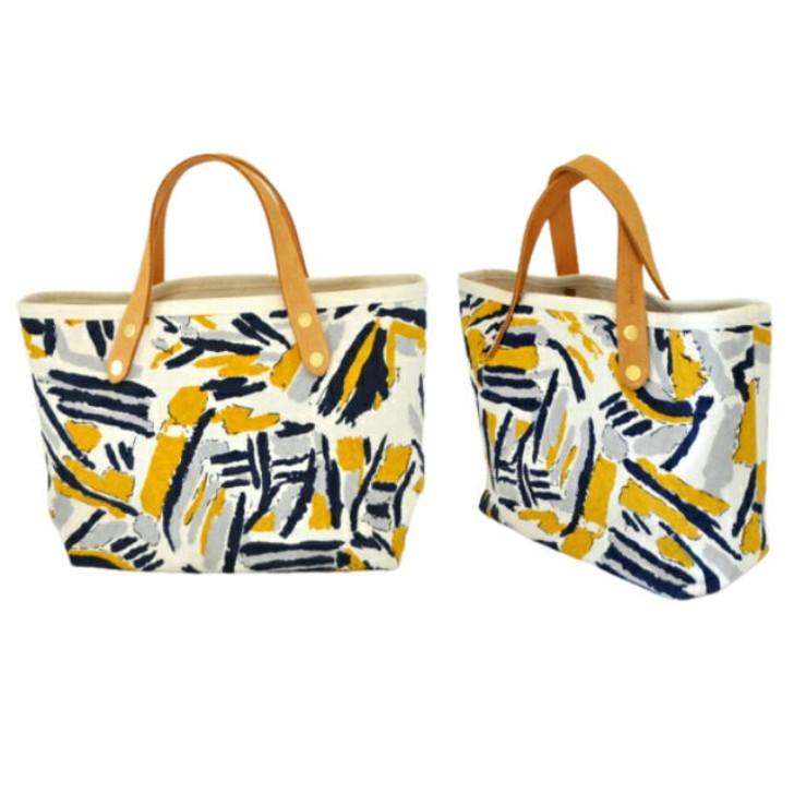 展示品のため通常価格より30％OFF トートバッグ レディース キャンバス 手提げバッグ 小さめ 総裏地 おしゃれ 倉敷帆布 日本製 MOOD 持ち手ヌメ革 | 倉敷帆布 | 12