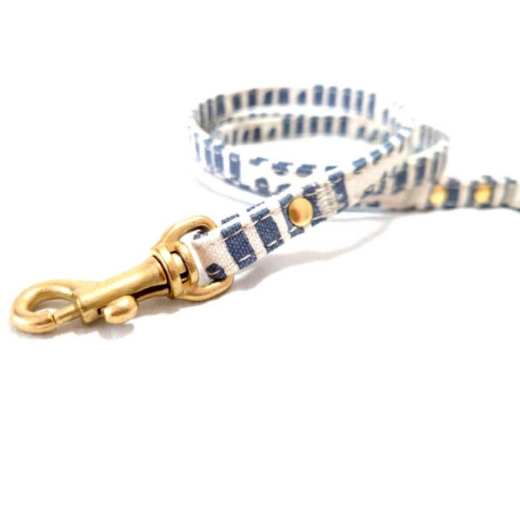 犬 リード 小型犬 超小型犬 S 倉敷帆布 ネイビ ー グレー  ピンク ストライプ ボーダー  日本製  幅1cm キ ャンバス おしゃれ かわいい プレゼント 誕生日 |  | 05