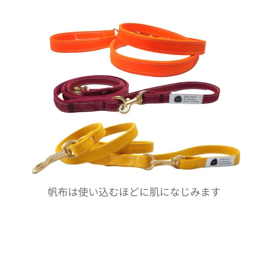 リード 犬 キャンバス 中型犬 L カフェリード日本製倉敷製帆布 おしゃれ キャンバス地 持ち手がナスカン付き 柴犬 コーギー フレブル |  | 10