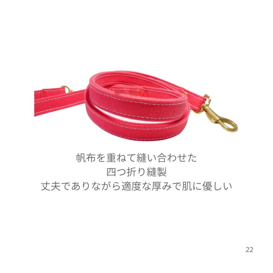 リード 犬 キャンバス 中型犬 L カフェリード日本製倉敷製帆布 おしゃれ キャンバス地 持ち手がナスカン付き 柴犬 コーギー フレブル |  | 06