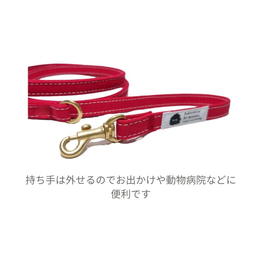 リード 犬 キャンバス 中型犬 L カフェリード日本製倉敷製帆布 おしゃれ キャンバス地 持ち手がナスカン付き 柴犬 コーギー フレブル |  | 07