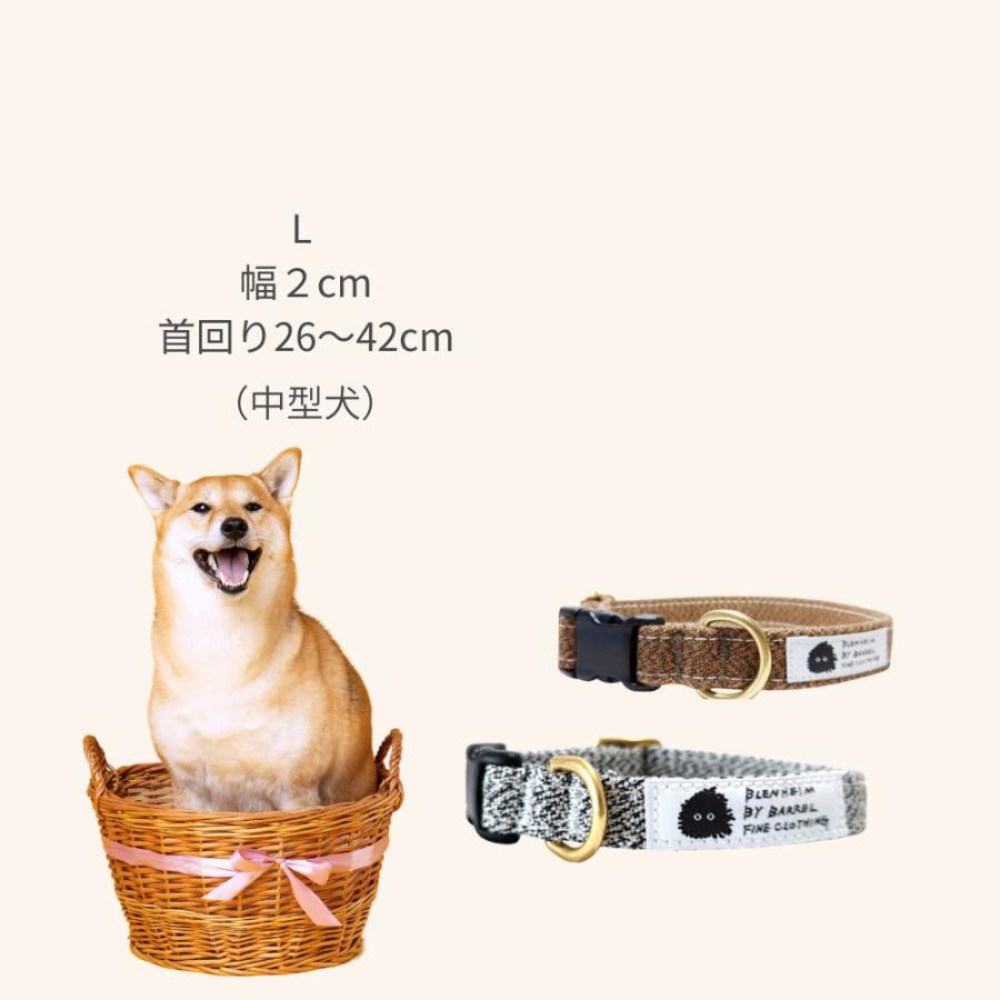 犬 首輪 日本製 中型犬 倉敷製帆布 ミックスキャンバス  L 食い込みにくい コットン 柴犬 ミニチュアシュナウザー フレンチブルドッ グ |  | 02
