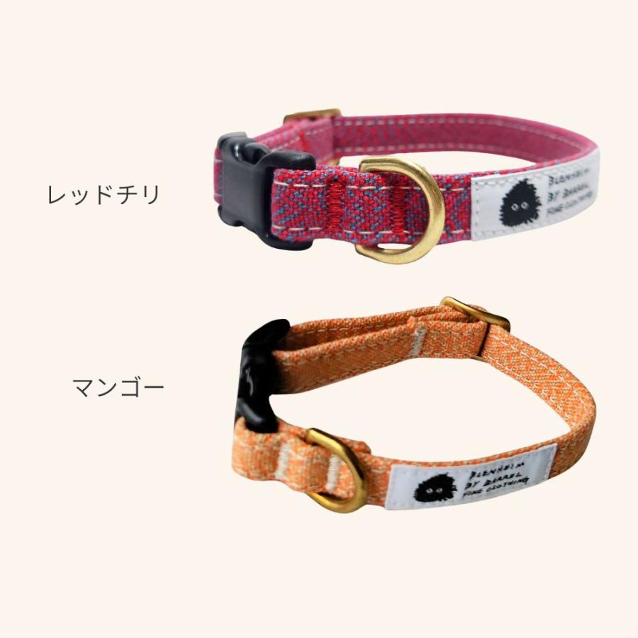 犬 首輪 日本製 中型犬 倉敷製帆布 ミックスキャンバス  L 食い込みにくい コットン 柴犬 ミニチュアシュナウザー フレンチブルドッ グ |  | 05