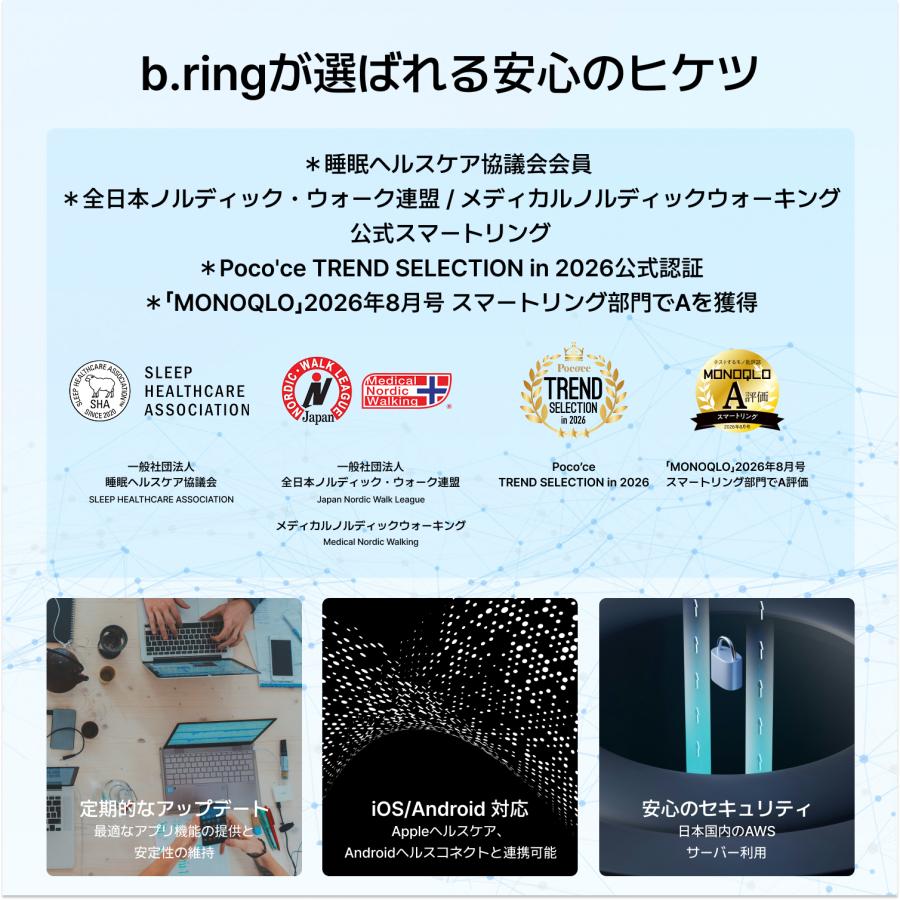 【公式】b.ring G2 ステンレス スマートリング |  | 06