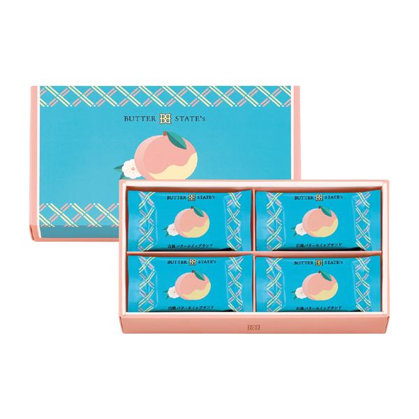 BUTTER STATE's バターステイツ 白桃バターホイップサンド 8個入 専用