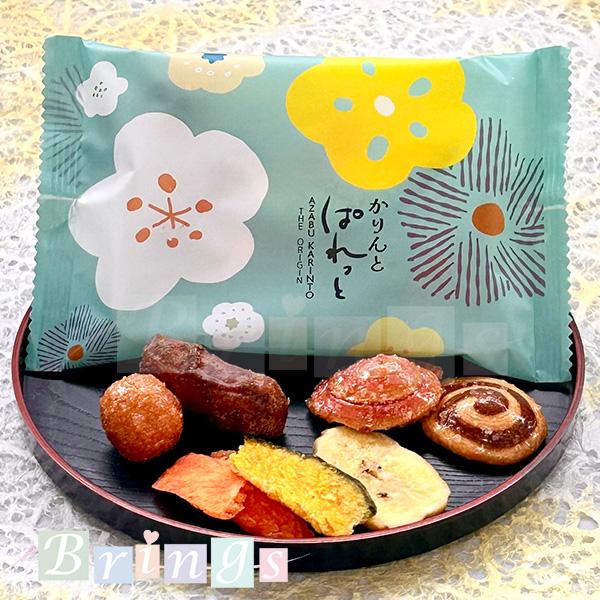 あつみのかりんとう　８袋 麻布かりんと かりんとぱれっと 8袋箱入 専用おみやげ袋(ショッパー