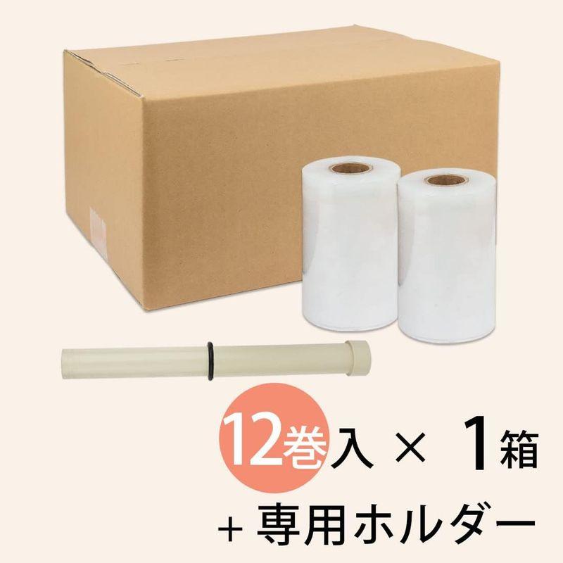 正規通販】 mita ハンディストレッチフィルム (ホルダー1個付き) 100mm幅×150m巻 厚さ17μ 透明 1インチ紙管 12巻入 箱 ストレッチフィルム mita ハンディストレッチフィルム 替え 100mm幅×150m巻 厚さ17μ 透明 1インチ紙管 24巻入×4箱