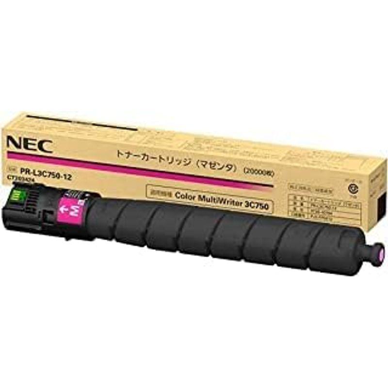 PR-L3C750-12　トナーカートリッジ　マゼンタ　NEC国内純正品カラープリンタ　3C750　PR-　ColorMultiWriter