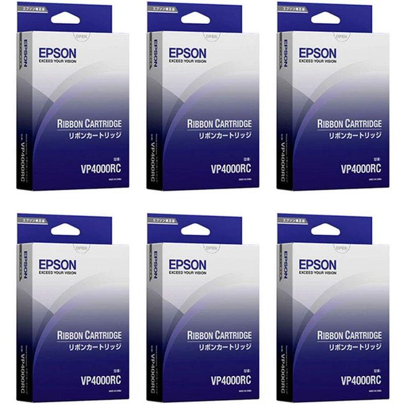 VP4000RC　EPSON　カセットリボン　純正品　6本セット