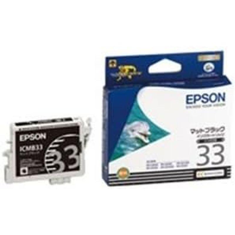 超目玉商品 (業務用4セット) EPSON エプソン インクカートリッジ 純正 ICMB33 マットブラック(黒)