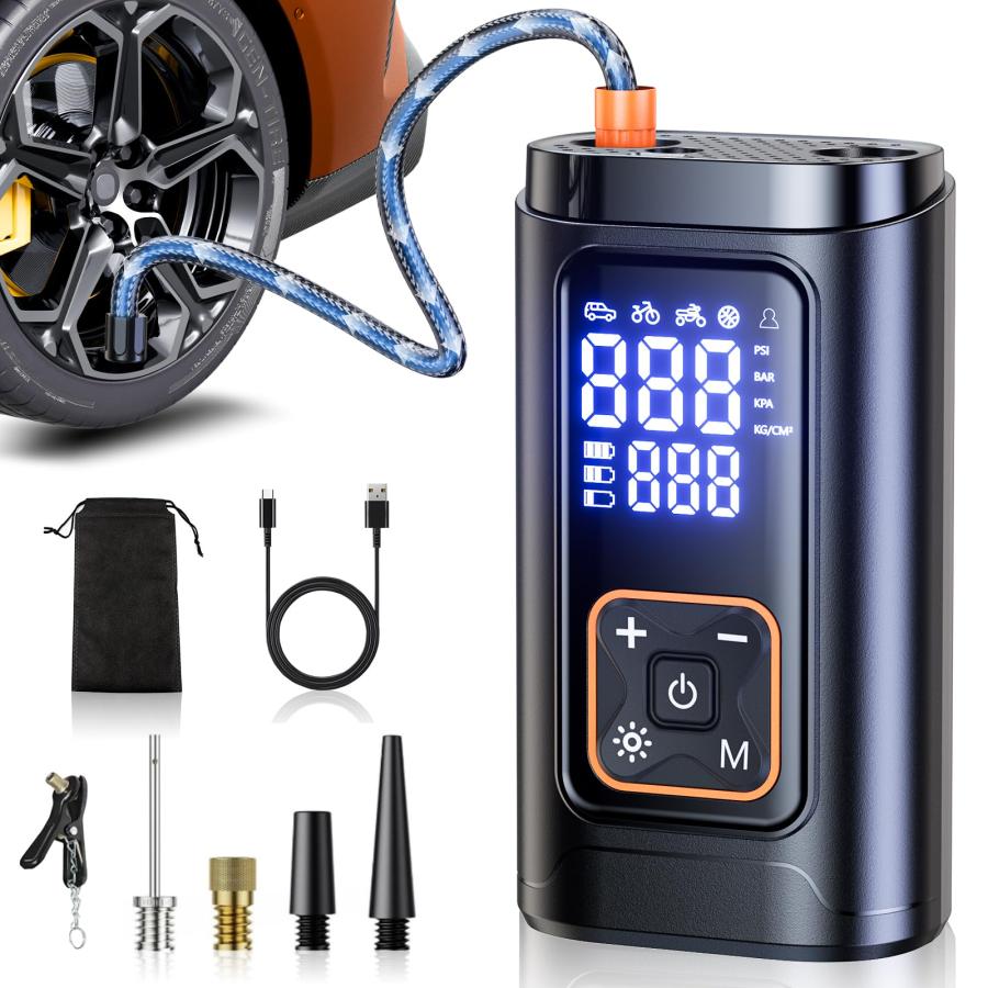 Philoent 自転車 空気入れ 電動空気入れ 超小型 車 エアポンプ 自動 Philoent 自転車 空気入れ 電動空気入れ 新モデル 超小型 10倍速高速