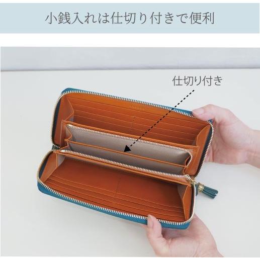 DUENDE（デュエンデ） 長財布 ラウンドファスナー 本革 イタリアン