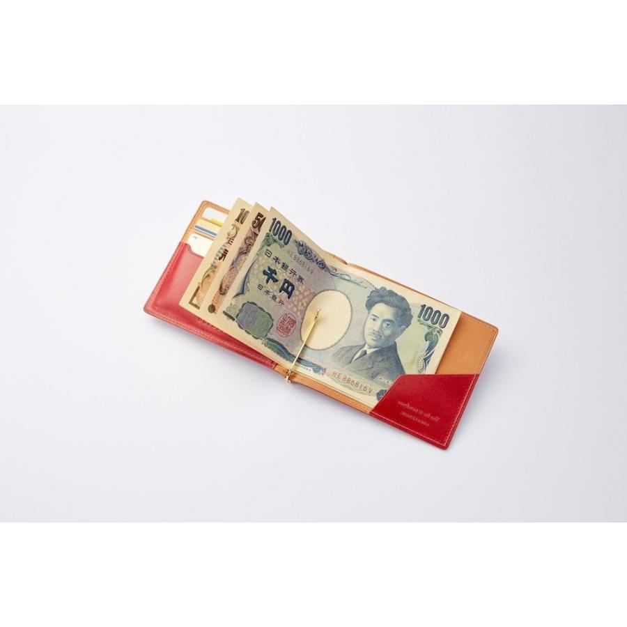 札バサミ コードバン マネークリップ 財布 二つ折り 日本製 送料無料 duende｜bristlegrass｜11