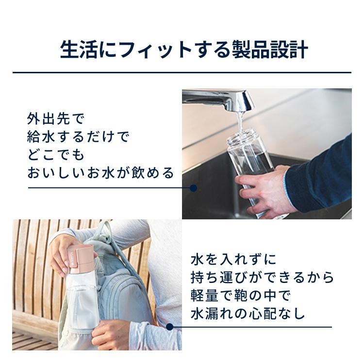 お得な2本セット 浄水器 ブリタ brita 公式 ボトル型浄水器 2本セット カートリッジ4個付 全容量0.6L PFAS (PFOS/PFOA) 除去 | BRITA | 17