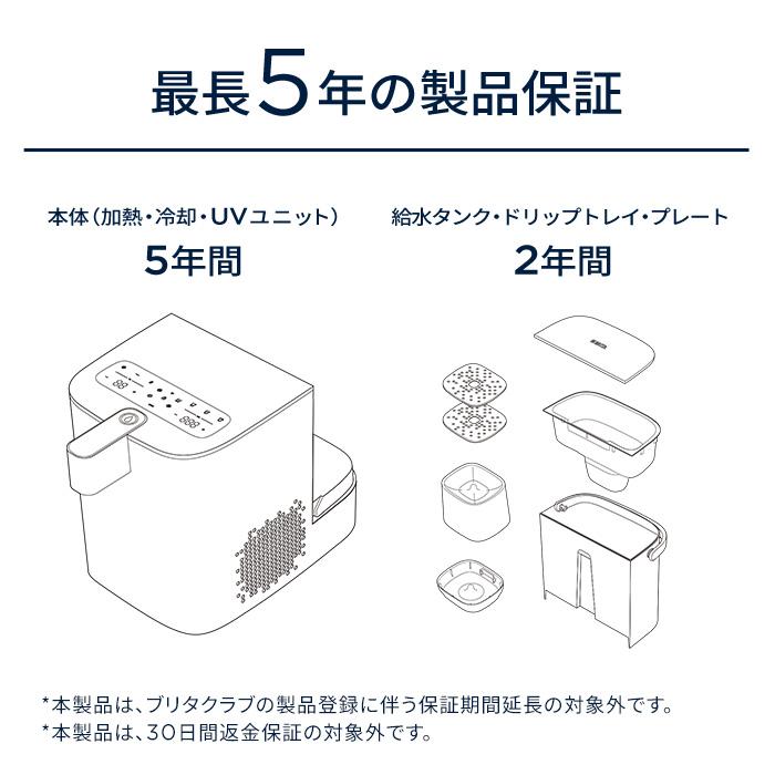 ＼6月1日10:00~予約販売開始／公式 浄水器のブリタ サーバー型浄水器 ブリタ キューブCool ホワイト カートリッジ1個付 ろ過水容量1.8L (全容量5.3L) | BRITA | 13