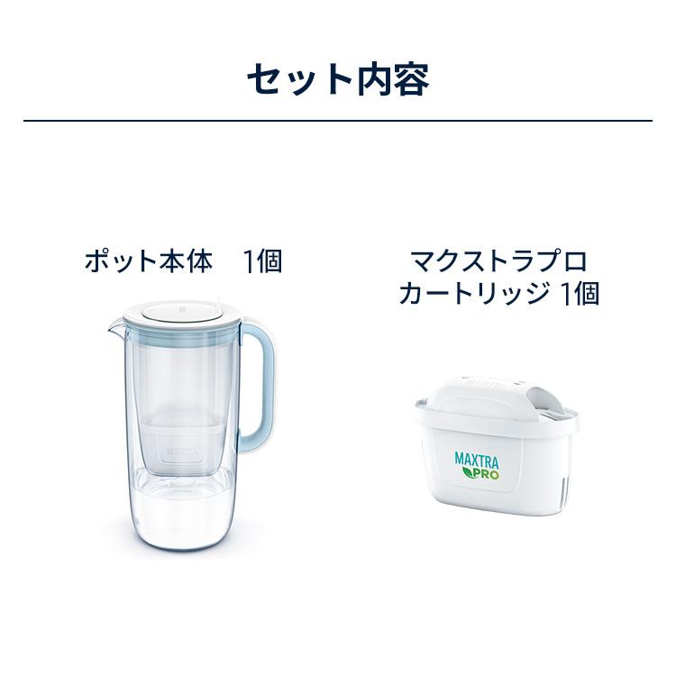 BRITA（ブリタ） 浄水器 公式 ポット型浄水器 グラスジャグ ライト