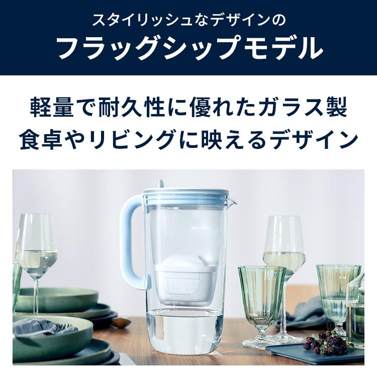 【新品・未使用】BRITA ガラス製ポット型浄水器 BRITA（ブリタ） 浄水器 公式 ポット型浄水器 グラスジャグ ライト