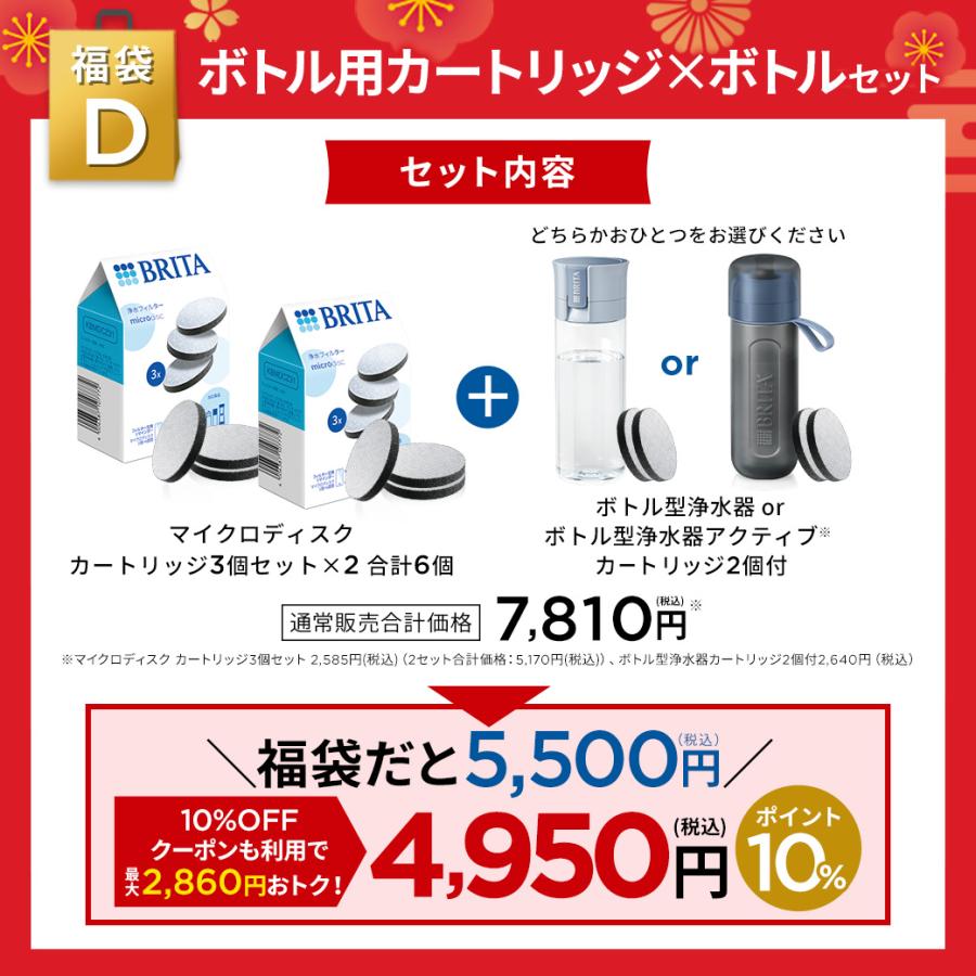 BRITA（ブリタ） 【10%OFFクーポン利用で4,950円！お得な福袋】 交換用