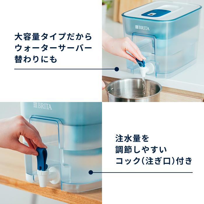 BRITA（ブリタ） 【健康習慣セット】 フロー カートリッジ2個入り ろ過