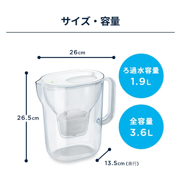 BRITA（ブリタ） 浄水器 公式 ポット型浄水器 スタイルエッセンシャル