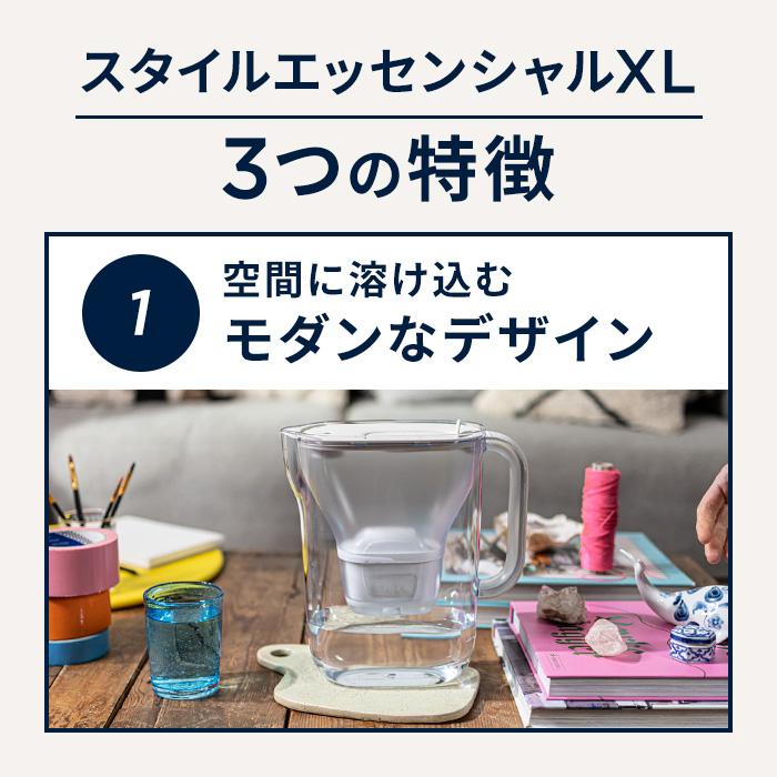 BRITA（ブリタ） 浄水器 公式 ポット型浄水器 スタイルエッセンシャル