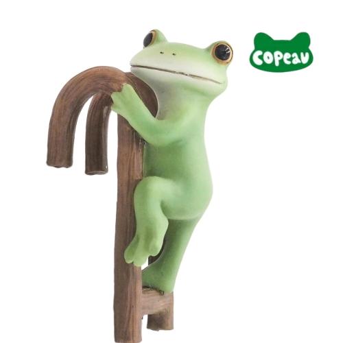 Copeau【コポー】はしごをのぼるカエル/フィギュア・カエル