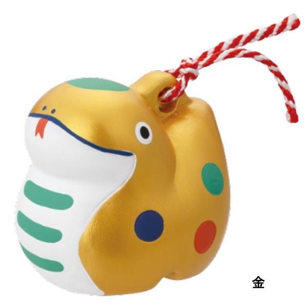 DECOLE（デコレ） concombre コンコンブル 干支土鈴 巳 （緑・白・金