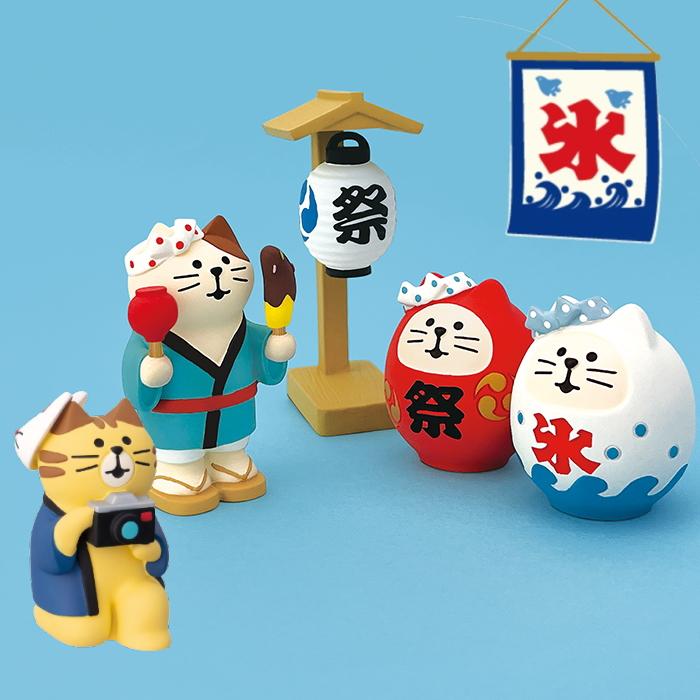 DECOLE（デコレ） concombre コンコンブル お祭りにゃんこ5点セット
