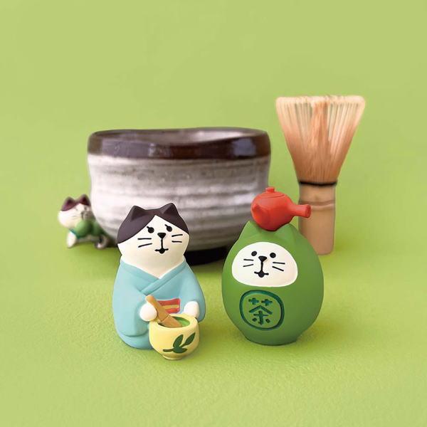 DECOLE（デコレ） concombre コンコンブル お点前猫【お茶でいっぷく