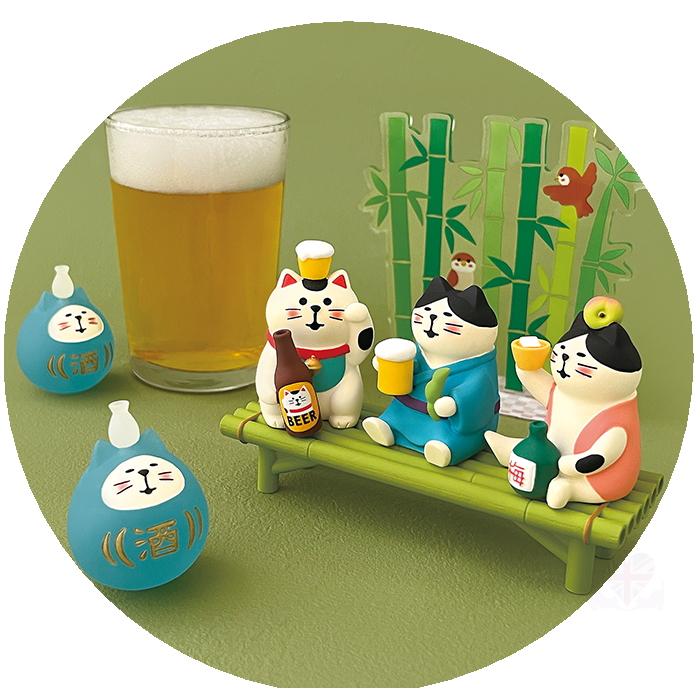 DECOLE（デコレ） concombre コンコンブル 浴衣でビール猫 | ほろ酔い