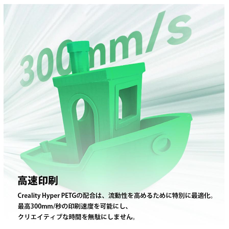 Creality Hyper PETG 3Dプリンター 用 1.75mm フィラメント 1kg |  | 10
