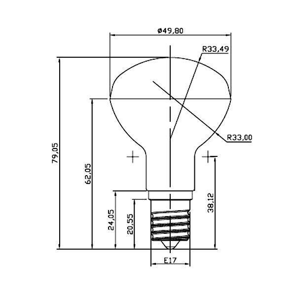 LED ミニレフ電球 E17 調光器対応 LED 電球 4.5W ハロゲン40W相当 角度100度 LB3017AD LED 電球色 LB3017CD 昼光色 | Beamtec | 03