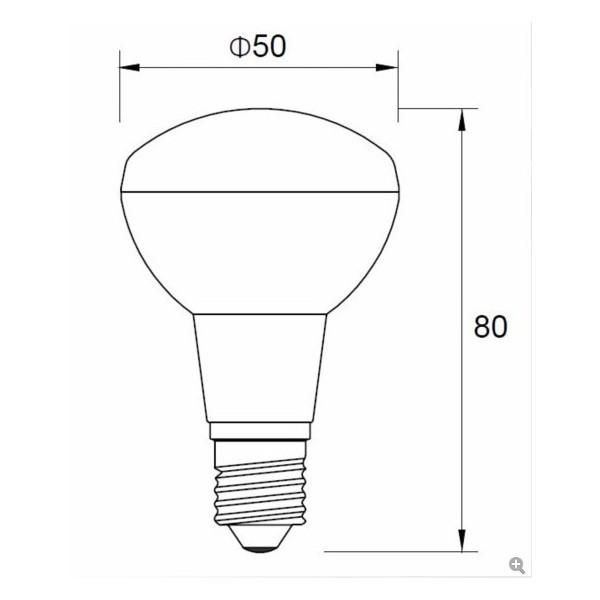 LED 電球 E17 55W相当 レフ電球 ミニ電球 角度100度 小形電球タイプ ミニレフ電球タイプ ミニレフ形 | Beamtec | 03