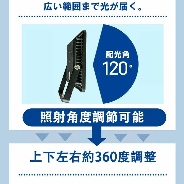 2個セット LED投光器 電球色 昼光色 黒 白 30W IP65 屋内 屋外 防塵 耐塵 防水 LEW030DOUK LEW030DOUKW ビームテック | Beamtec | 11