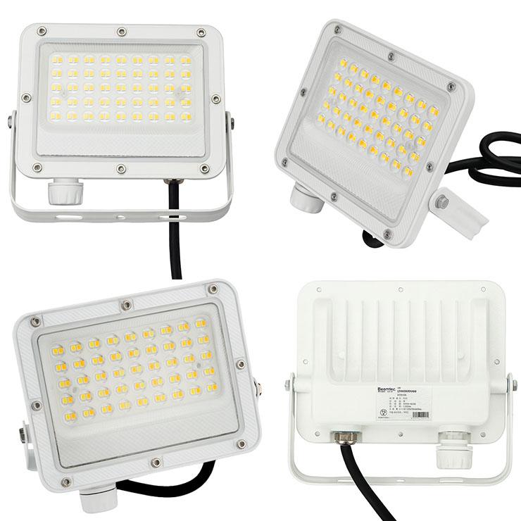 LED投光器 電球色 昼白色 昼光色 黒 白 30W IP65 屋内 屋外 防塵 耐塵 防水 | Beamtec | 21