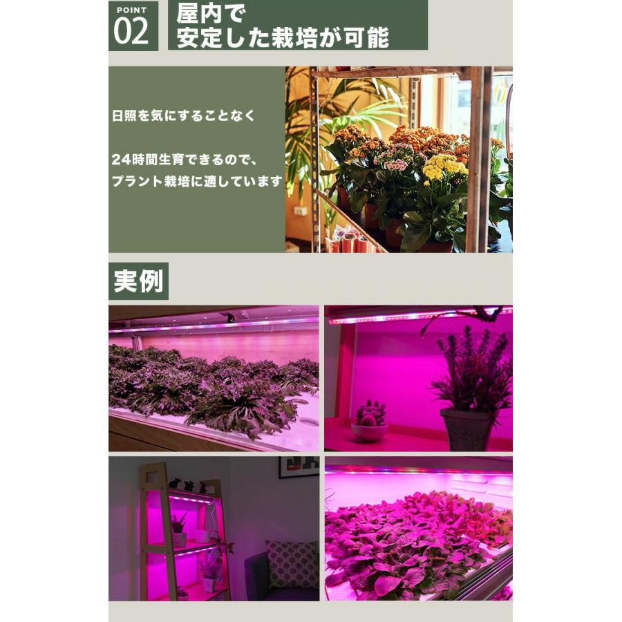 25本セット LED 植物育成 水耕栽培 LEDライト 観葉 植物 育成 ガーデニング 植物育成ライト LED蛍光灯 20W 器具一体型 直管 T5 LG20-T5R ビームテック_8