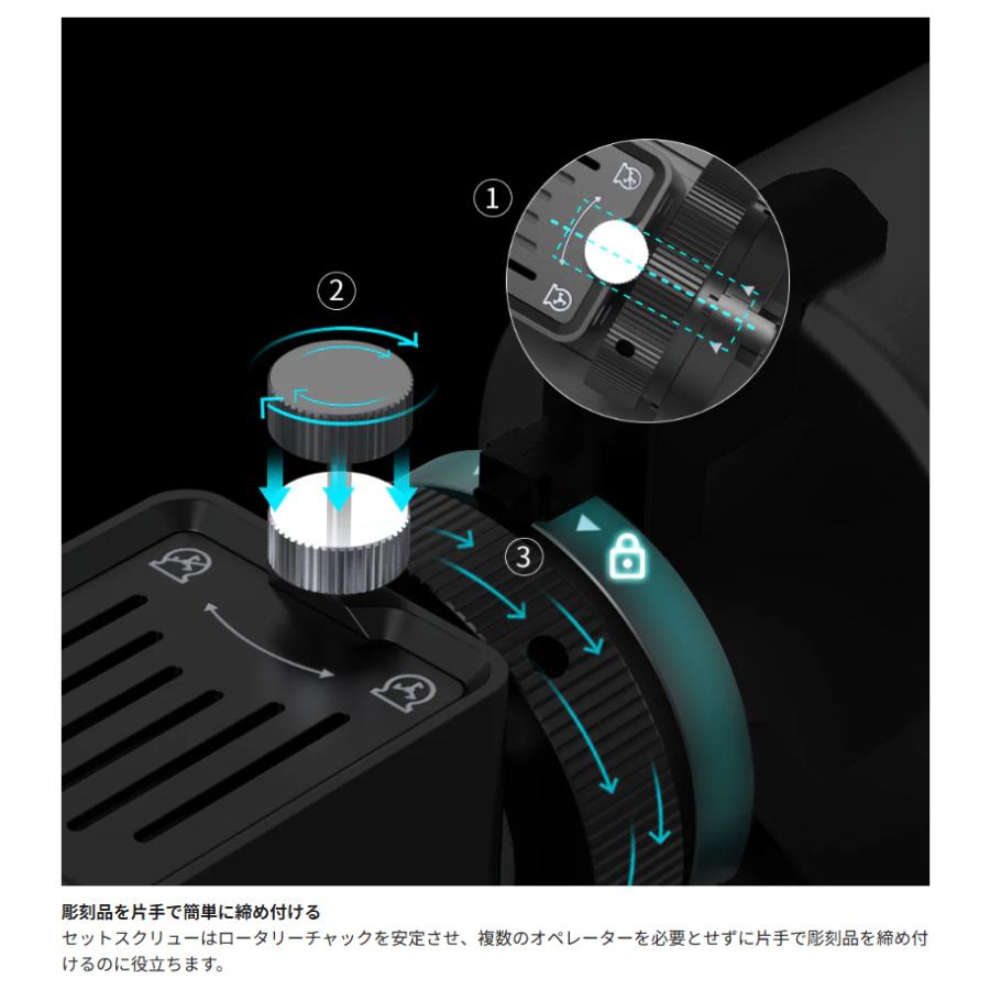 Creality Rotary-Kit-Pro 曲面彫刻用 ロータリーキット 正規取扱店_5