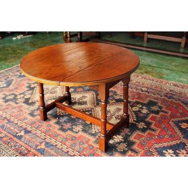 英国イギリスアンティークネストテーブルボウルクロウフット三段テーブル