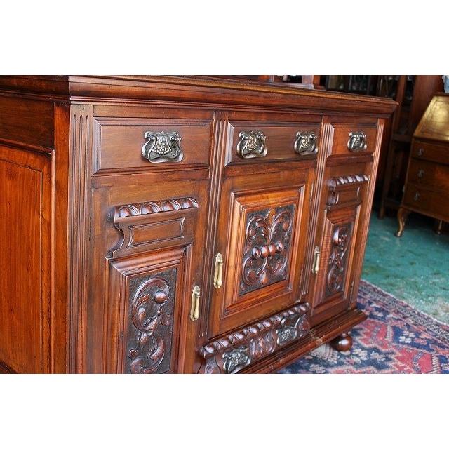 イギリスアンティーク家具 ビクトリアン/サイドボード ミラー