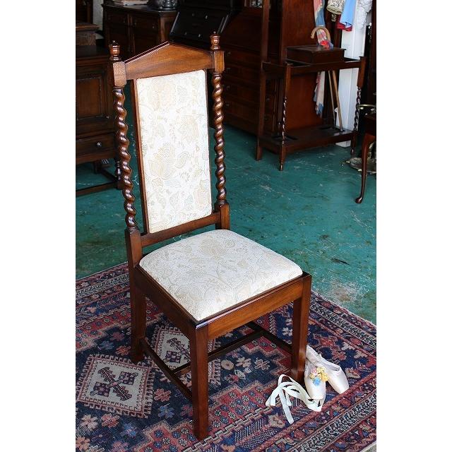 イギリスアンティーク家具 チェアー ダイニングチェア　 椅子 c275-2 英国製１９６０年頃 送料無料