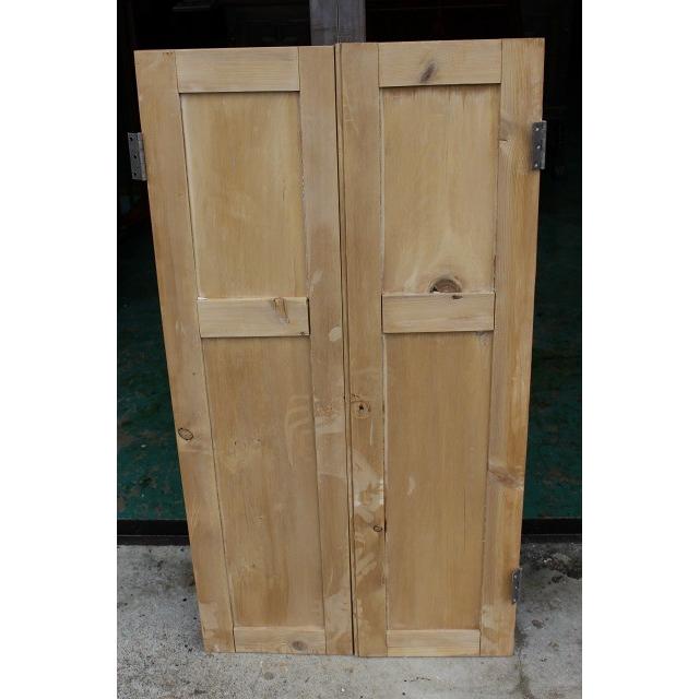 パイン観音開き扉p191 5 その他 Life １９１０年頃 P191 5 British 英国製 １９１０年頃 イギリスアンティークドア 住宅設備 送料無料