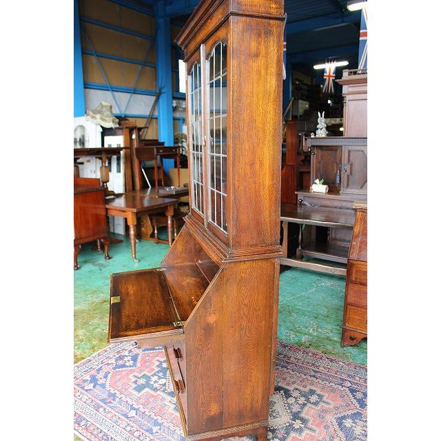 イギリスアンティーク家具 ビューローブックケース アンティーク