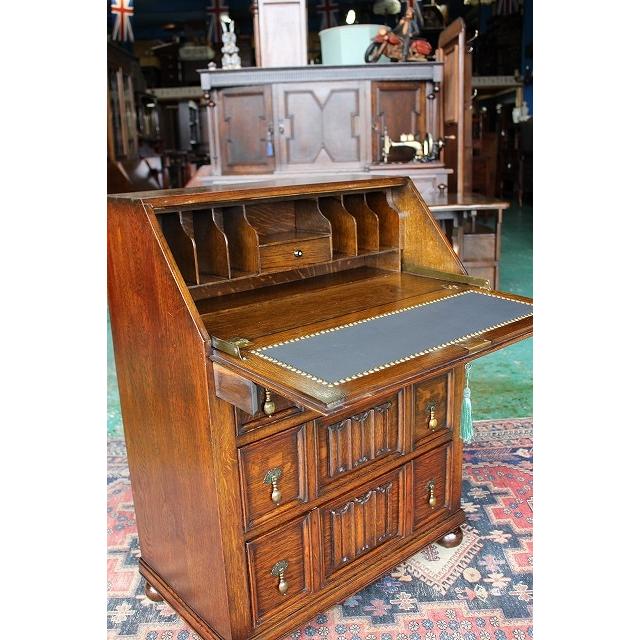 イギリスアンティーク家具 ビューロー ライティングビューロー デスク