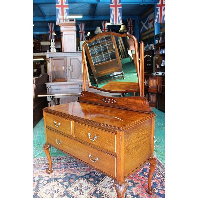 イギリス アンティーク家具 ドレッシングチェスト 鏡台 1930年頃 804A イギリス アンティーク家具 ドレッシングチェスト 鏡台 1930年頃
