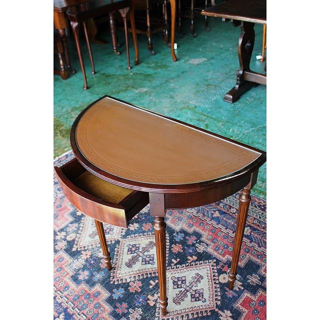 コンソールテーブル　英国　サイドテーブル　アンティーク　レトロ　天然木 コンソールテーブル 英国 サイドテーブル アンティーク レトロ